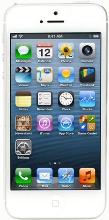 Смартфон Apple iPhone 5 32Gb White & Silver - Малоярославец